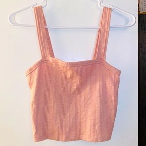 American Eagle Outfitters cropped square neck tank top